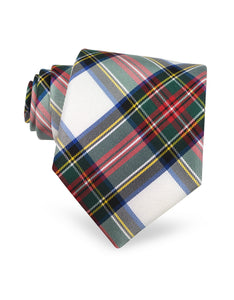 Plaid Silk Tie