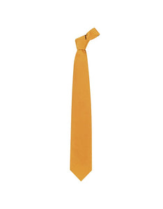 Gold Solid Silk Tie