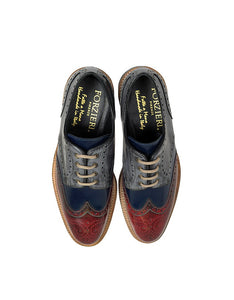 MultiColor Wingtip Derby Shoes