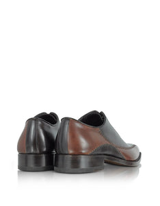 Dark Brown Italian Handcrafted Leather Oxford Shoes