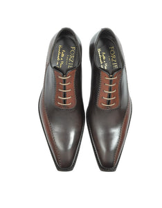 Dark Brown Italian Handcrafted Leather Oxford Shoes