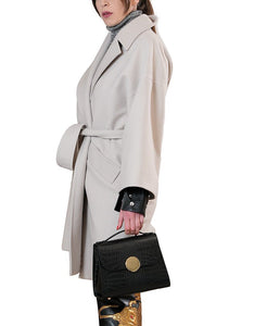 LA FABRIQUE - Elenoire Cream Wrap Coat