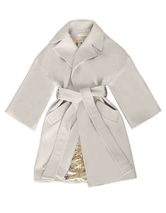 LA FABRIQUE - Elenoire Cream Wrap Coat